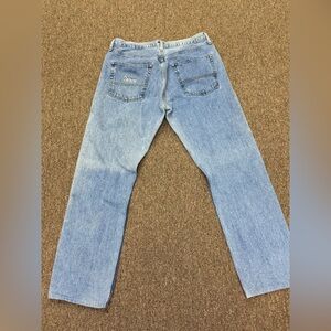 New England Patriots Vintage NFL Jeans Mens 34×32 Team Apparel Gridiron Classic